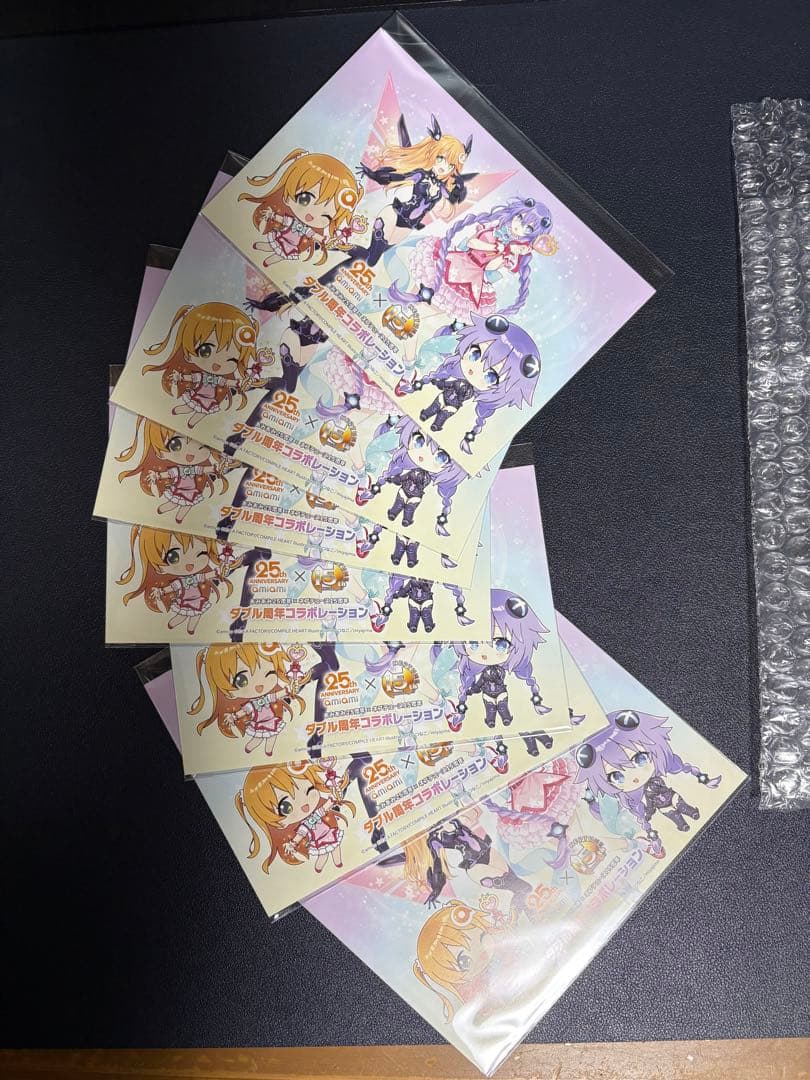 あみネプダブル周年コラボ A4キャラファイングラフ イラスト：つなこ[あみあみ]