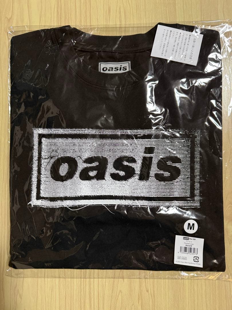 oasis 黒 Tシャツ Mサイズ 新品