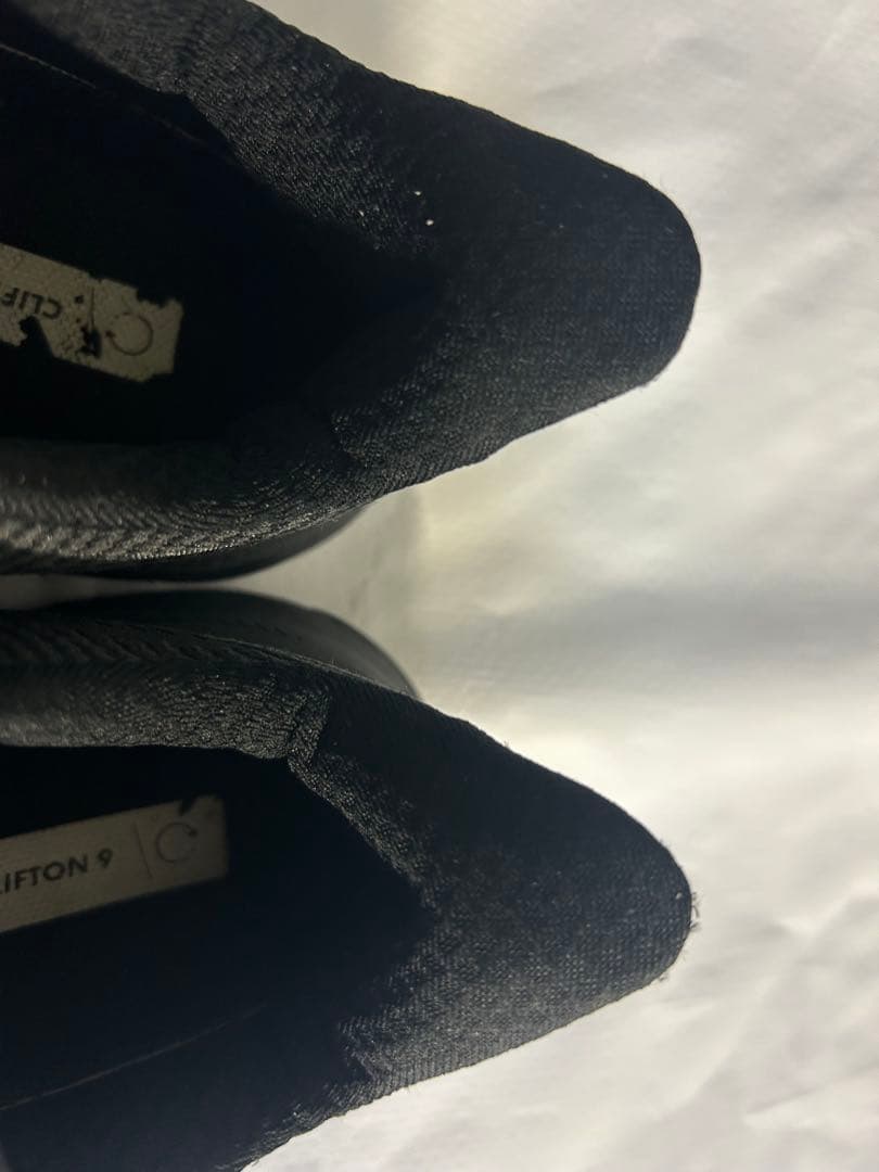 HOKA CLIFTON9 ブラック　25.5㎝