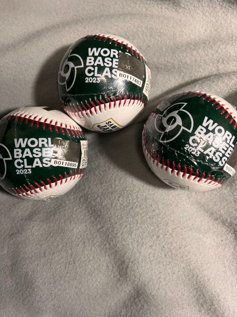 未開封)侍ジャパン 2023年WBC背番号入りボール大谷翔平 山本由伸 村上宗隆