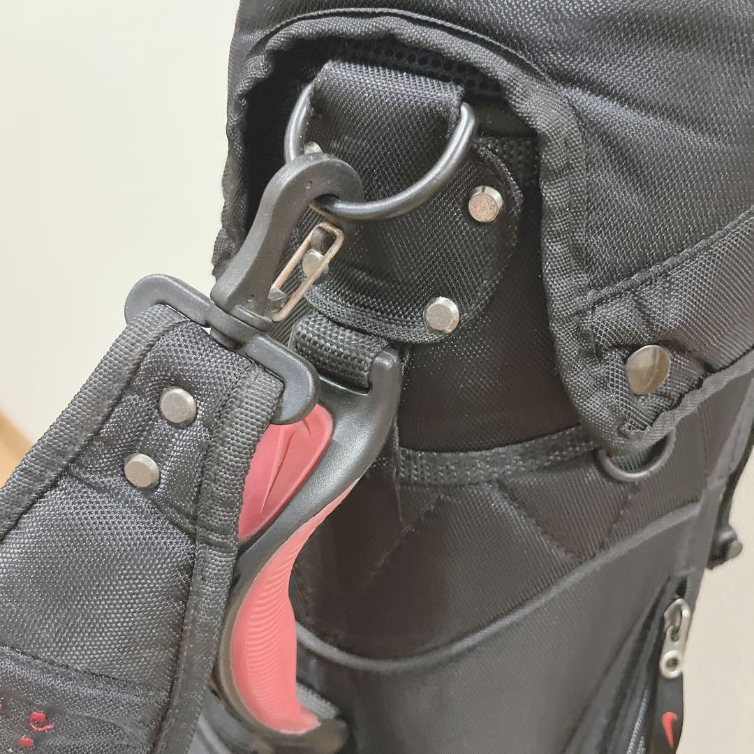 K317 訳あり NIKE ナイキ キャディバッグ　ブラック
