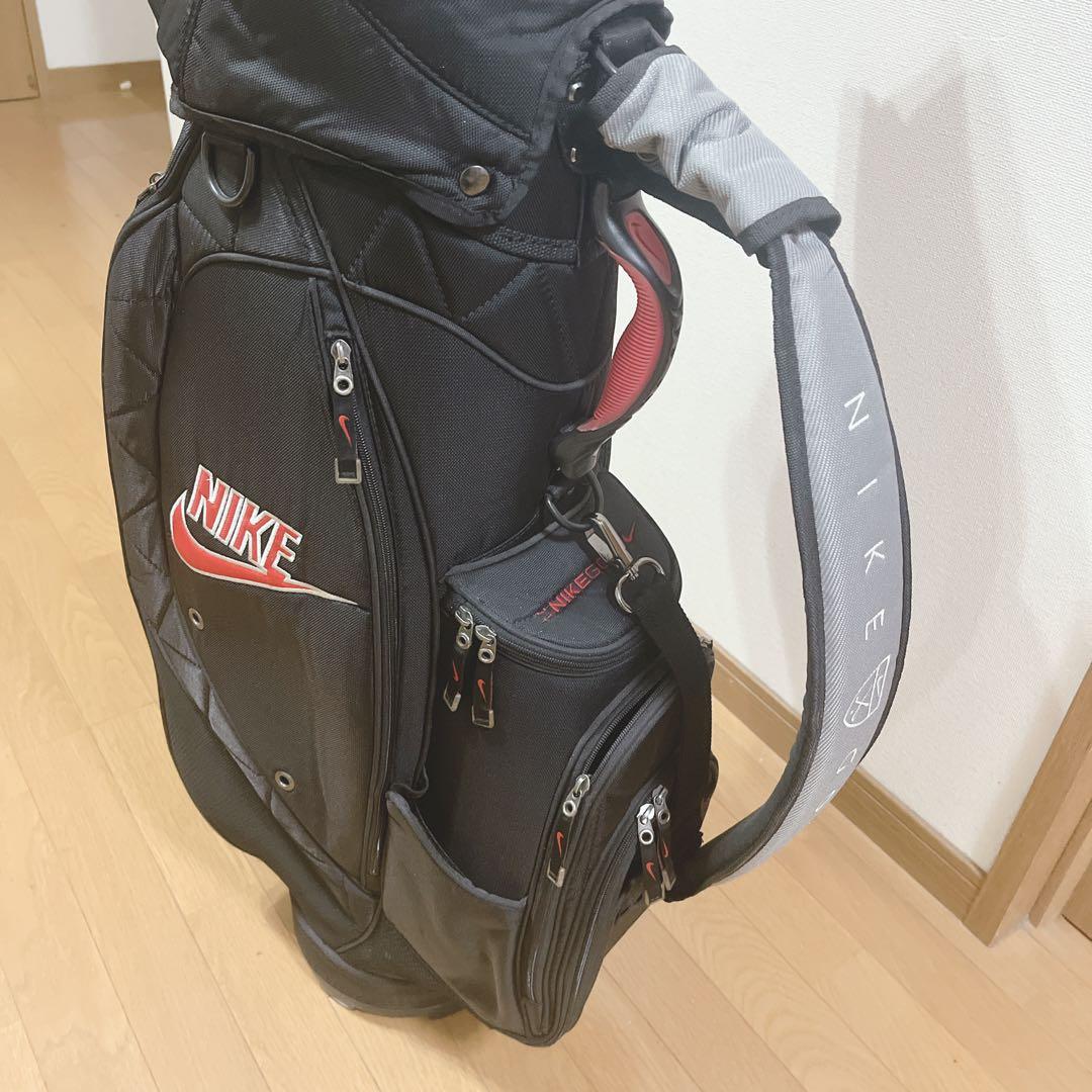 K317 訳あり NIKE ナイキ キャディバッグ　ブラック
