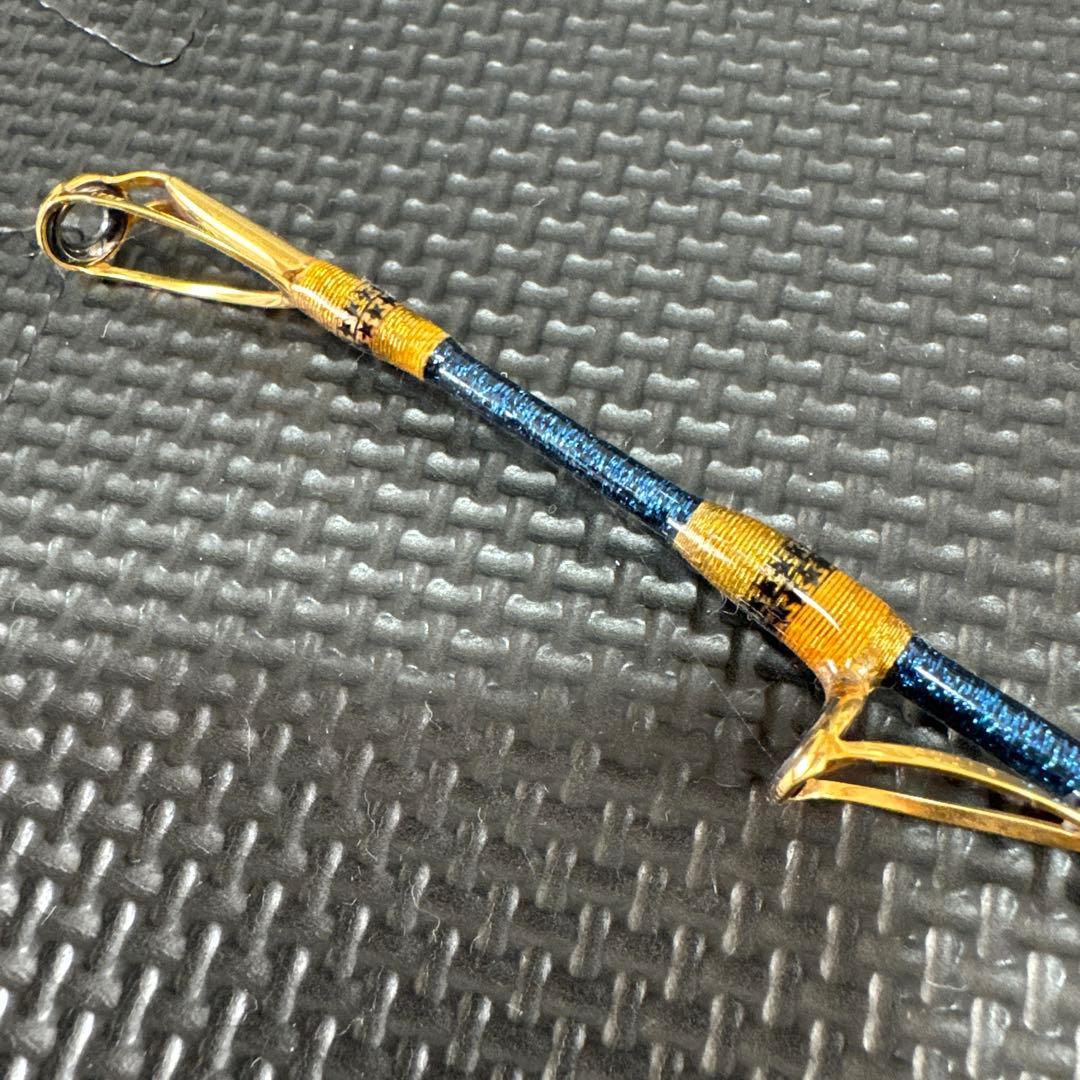船竿　Blue Angler 海狼Ⅱハンドメイド総糸飾り巻き中古
