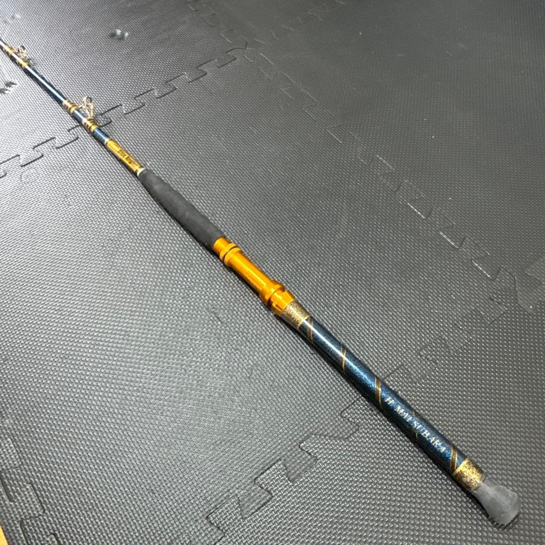 船竿　Blue Angler 海狼Ⅱハンドメイド総糸飾り巻き中古
