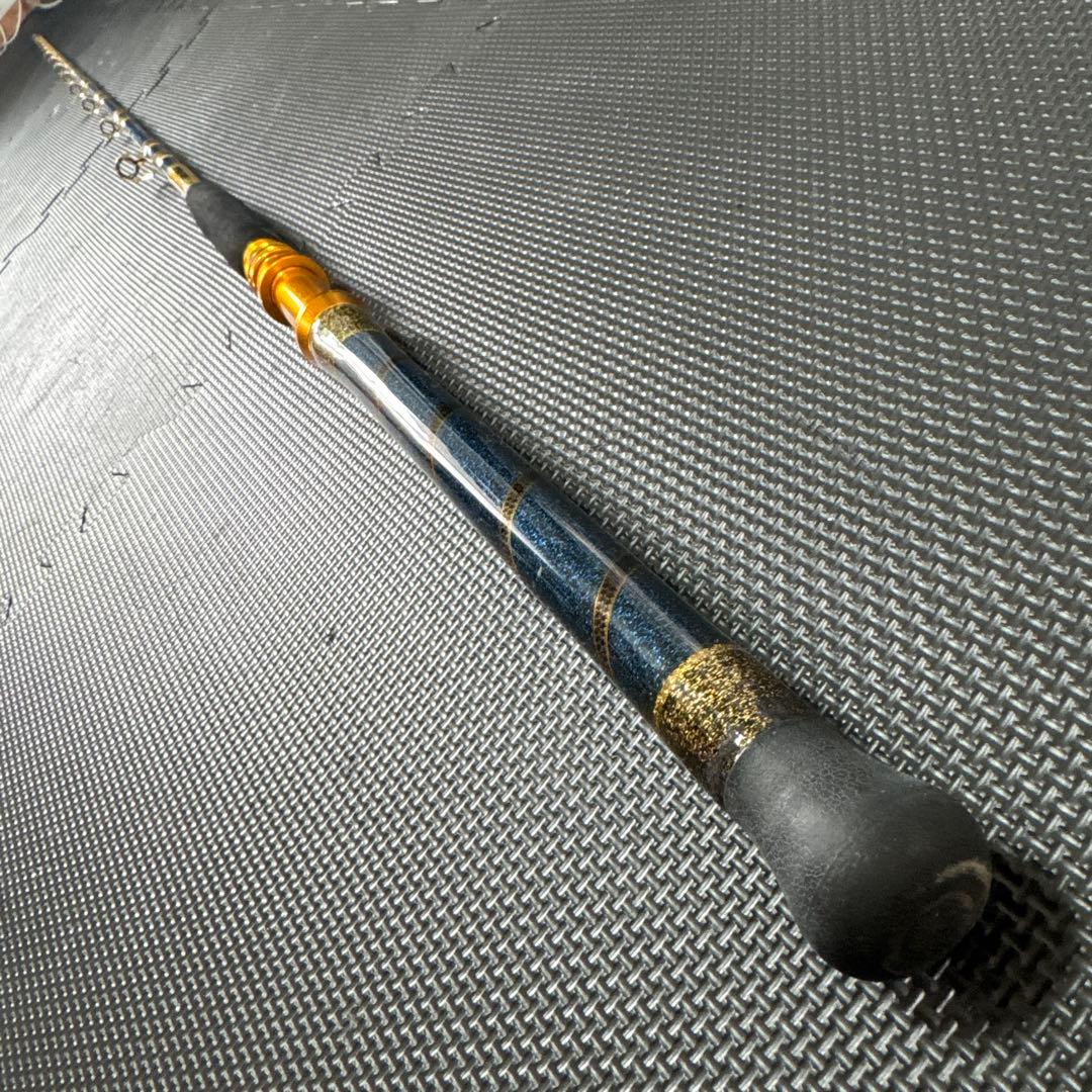 船竿　Blue Angler 海狼Ⅱハンドメイド総糸飾り巻き中古