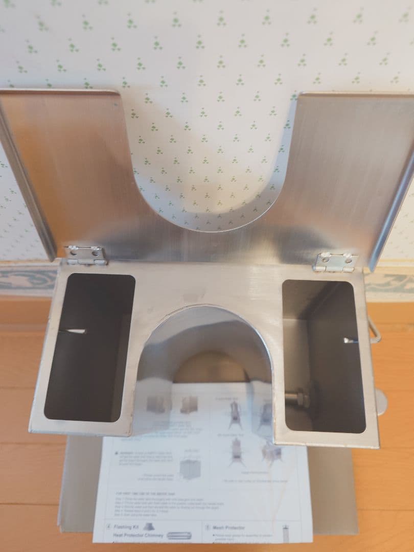 WINNER WELL Mサイズ(76mm）薪ストーブ専用ウォータータンク 3L