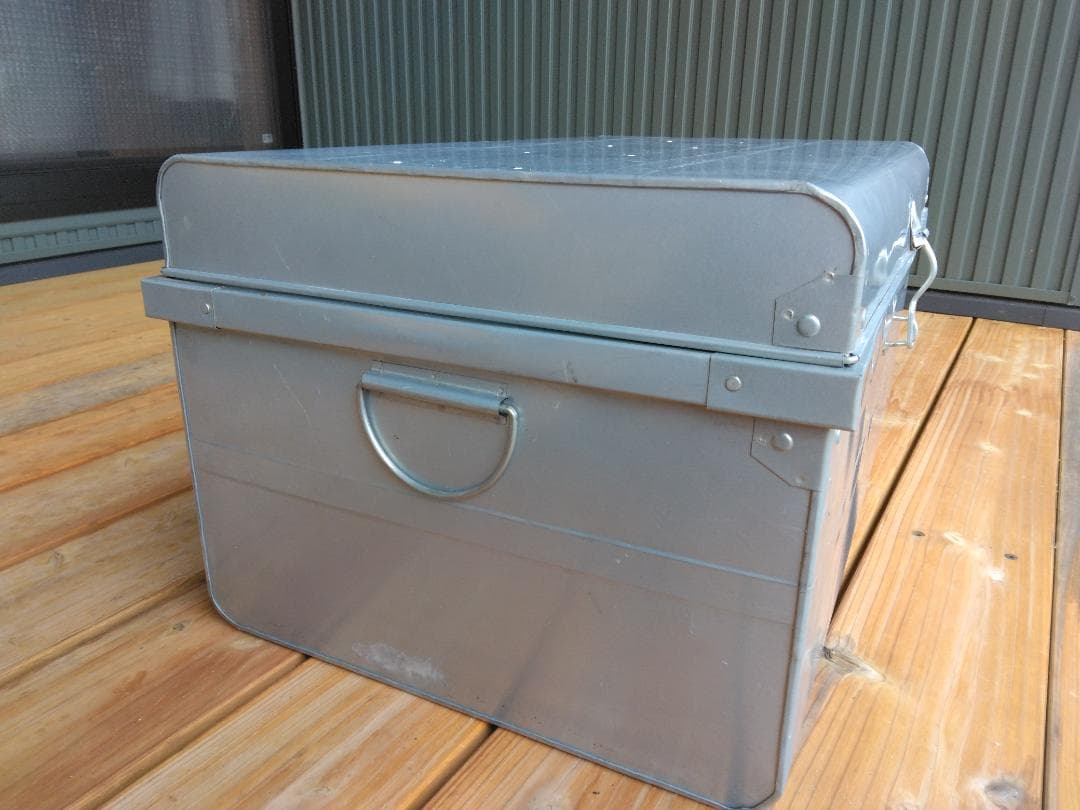 ブリキのトランクボックス Lサイズ【中古】
