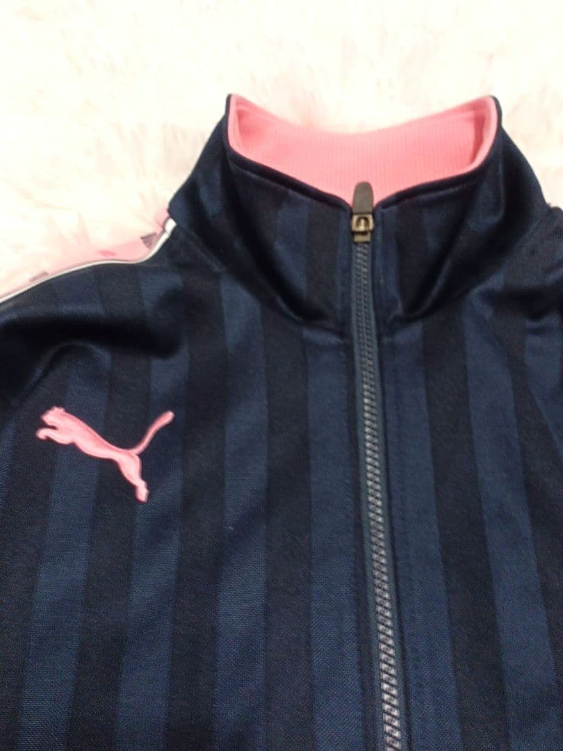 PUMA プージャジャージ セットアップ ネイビー ピンク SS