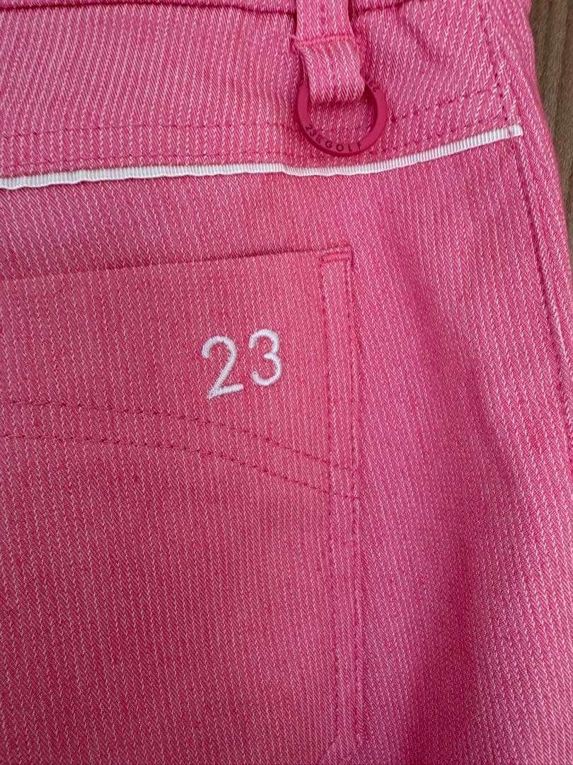 23区golfピンク パンツ サイズ67