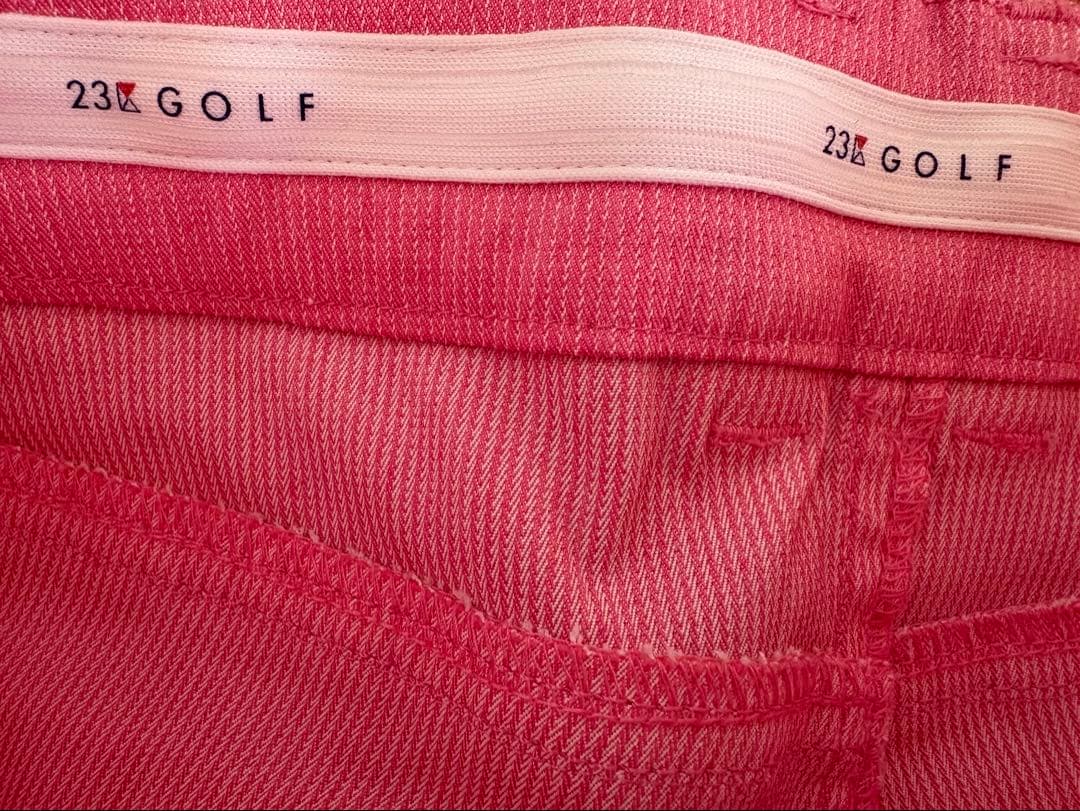 23区golfピンク パンツ サイズ67