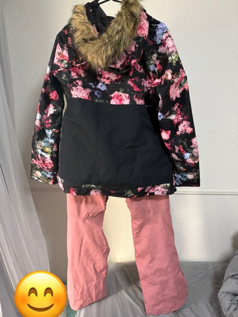 ROXY スノーボードウェア フラワープリント