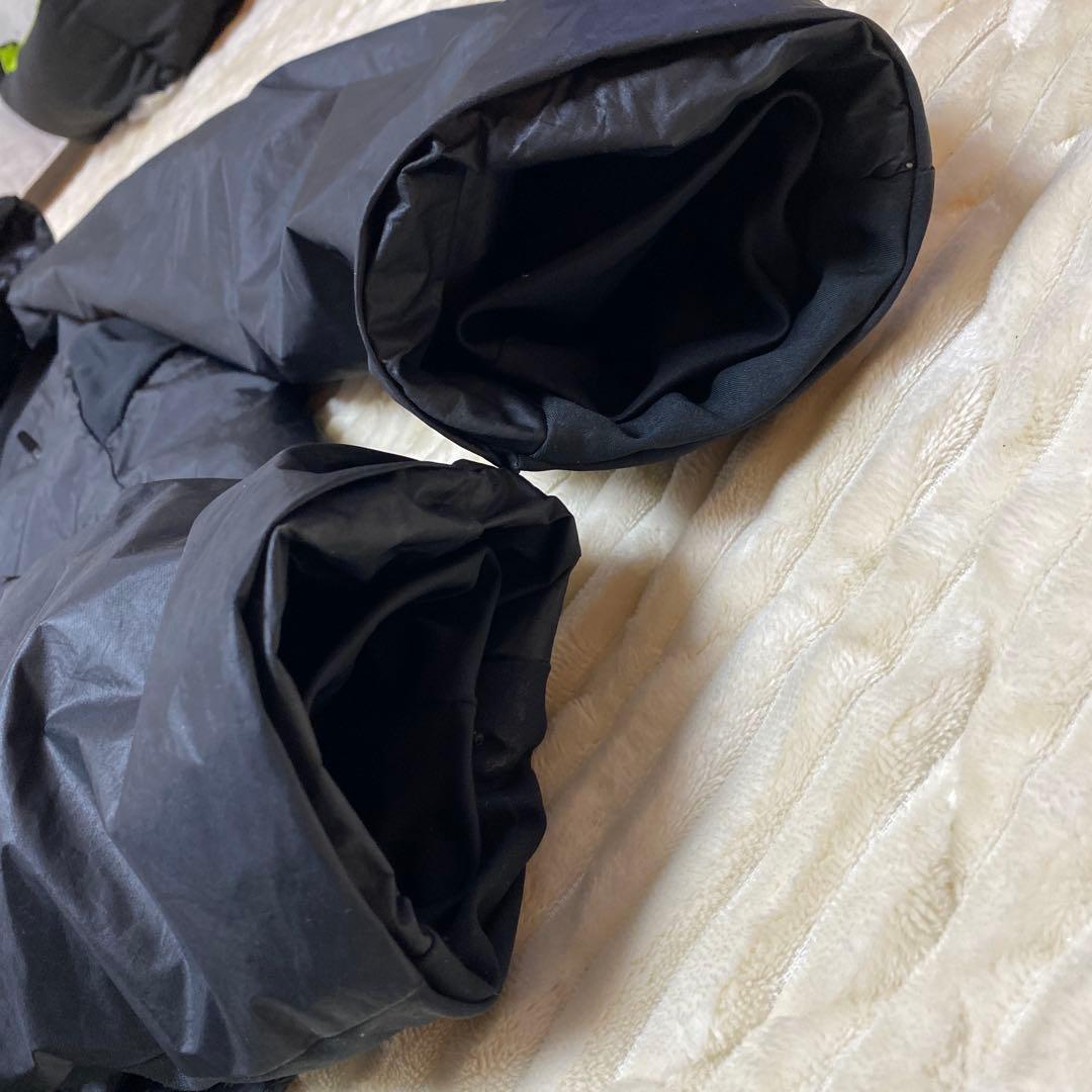 激レア極美品！ ATHLETA 中綿 ダウン 防寒 ジャケット Oサイズ 黒