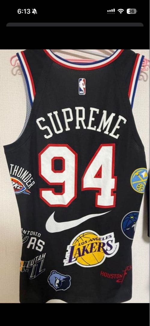 Nike/Supreme NBAジャージ セットアップ　Mサイズ