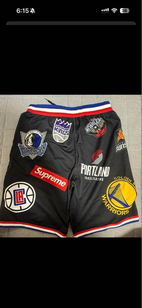 Nike/Supreme NBAジャージ セットアップ　Mサイズ