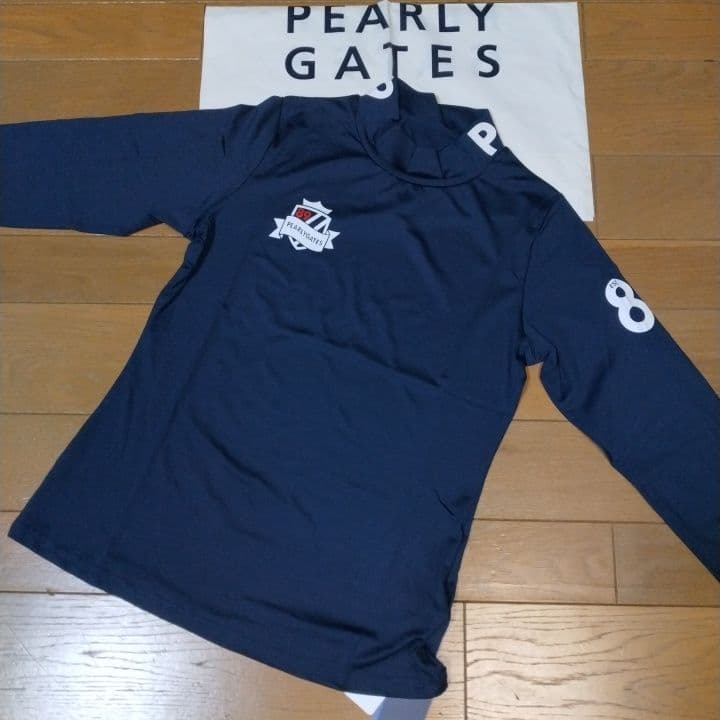 ⭐新品⭐PEARLYGATES⭐長袖モック⭐濃紺⭐S⭐