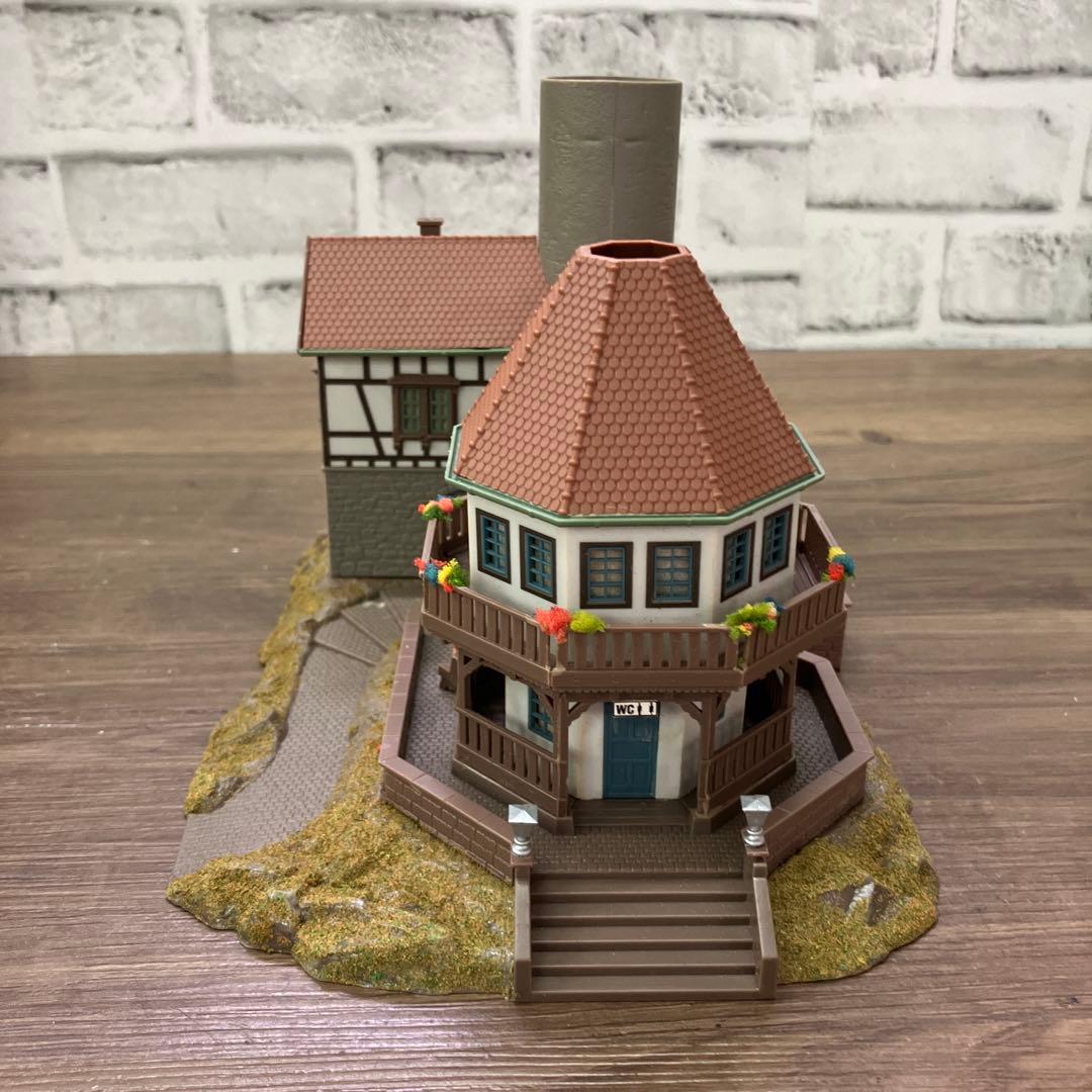 3F FALLER HO B-355 西洋建築 城 建物 完成品 鉄道模型