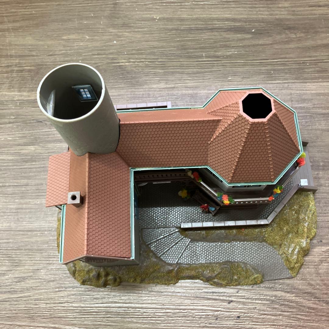3F FALLER HO B-355 西洋建築 城 建物 完成品 鉄道模型