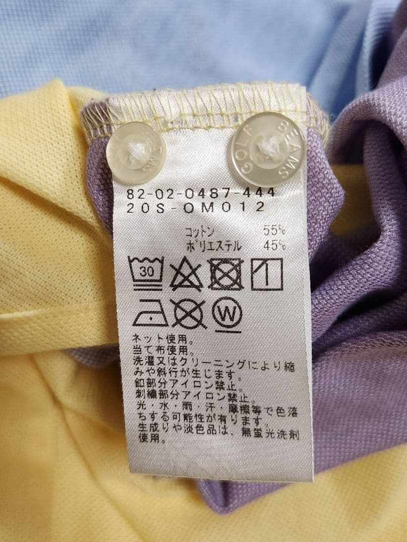 ビームスゴルフ BEAMS GOLF 半袖シャツ XL マルチカラー