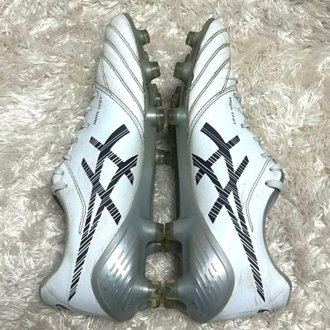 アシックス サッカースパイク DS LIGHT X-FLY5 27.5 ホワイト
