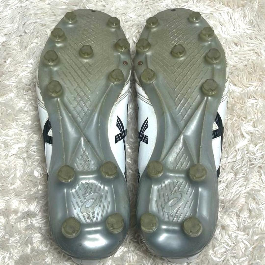 アシックス サッカースパイク DS LIGHT X-FLY5 27.5 ホワイト
