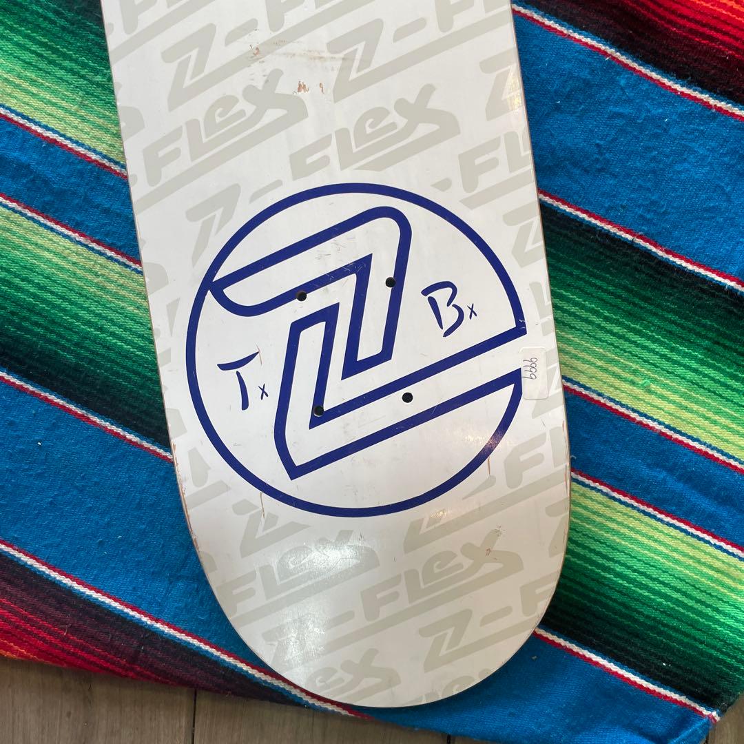Z-Flex オールドスケートスケボーホワイトデッキ 未使用定価¥11,000