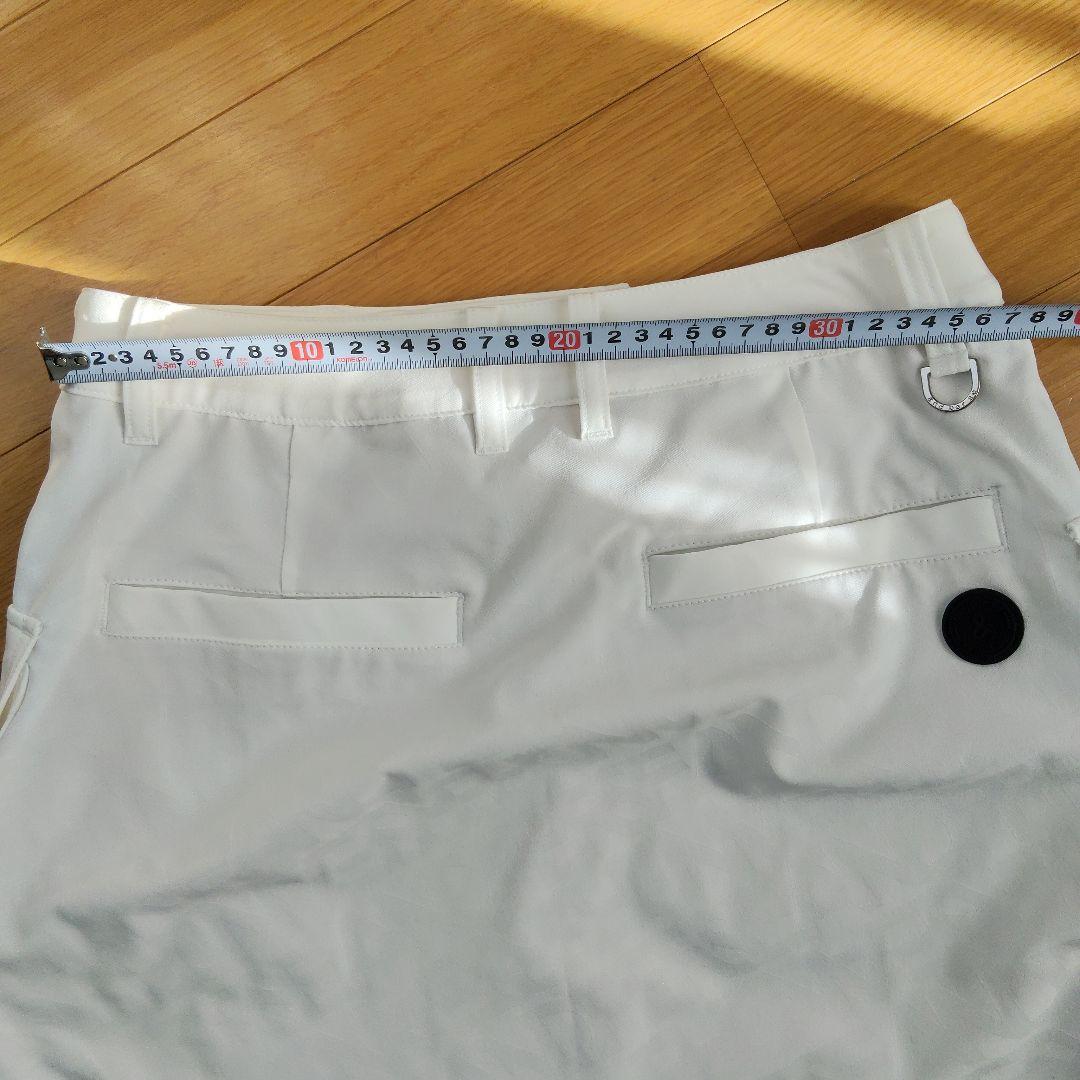 and per se ホワイトスカート ポケット付き