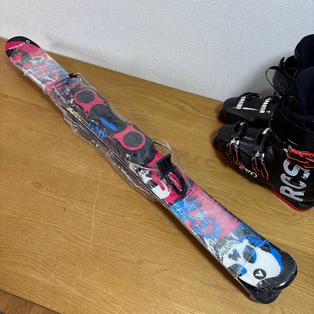 未使用メンズショートスキーセット　ファンスキー　ロシニョール 25-25.5㎝