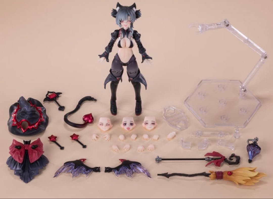 J*T様 見習魔女・星川猫猫⭐︎アクションフィギュア⭐︎黒髪&赤髪Ver.⭐︎2