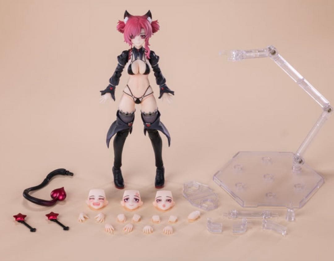 J*T様 見習魔女・星川猫猫⭐︎アクションフィギュア⭐︎黒髪&赤髪Ver.⭐︎2