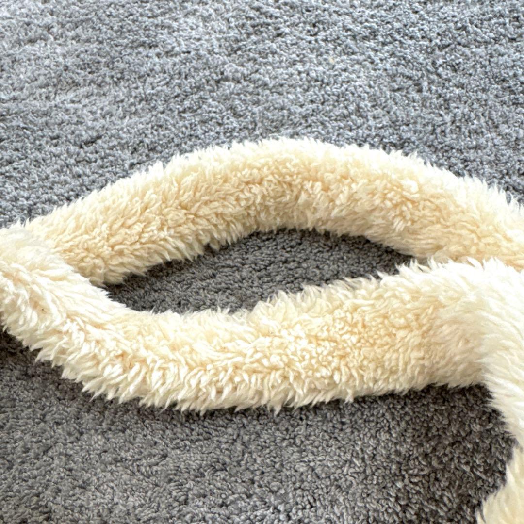 【美品】コリラックマ　トートバッグ　ボア　しっぽ　ポンポン　ビッグサイズ