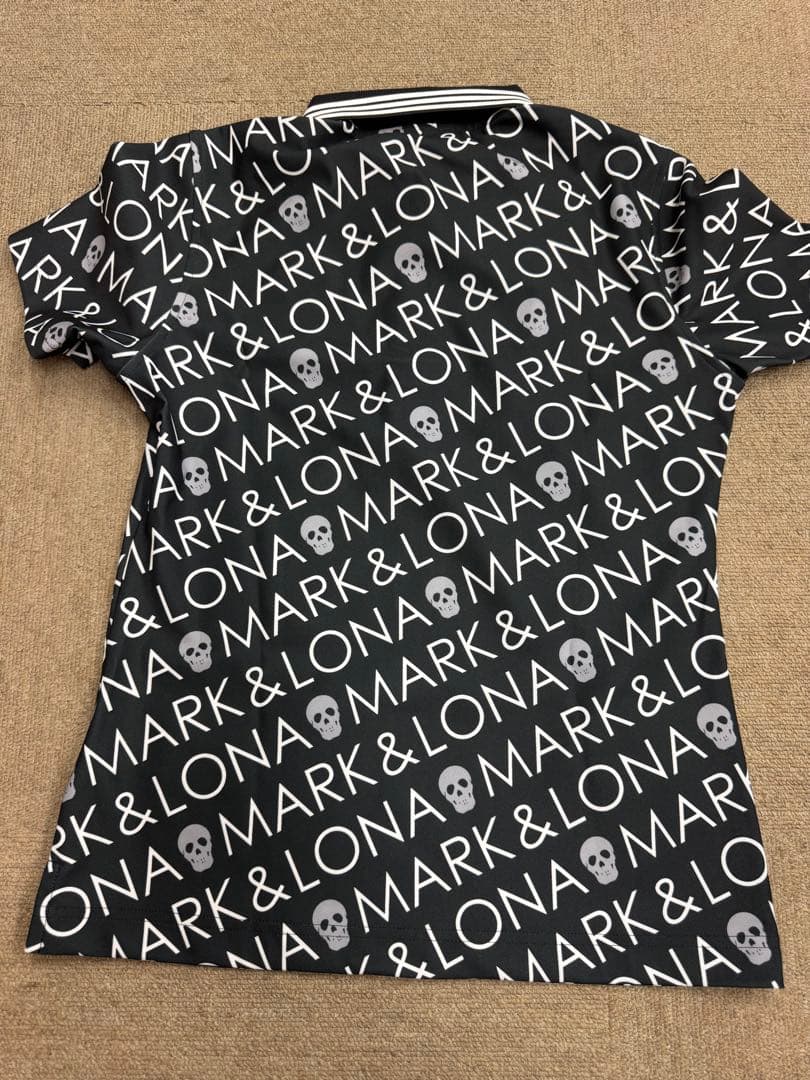 MARK & LONA マークアンドロナ　ブラックポロシャツ 36