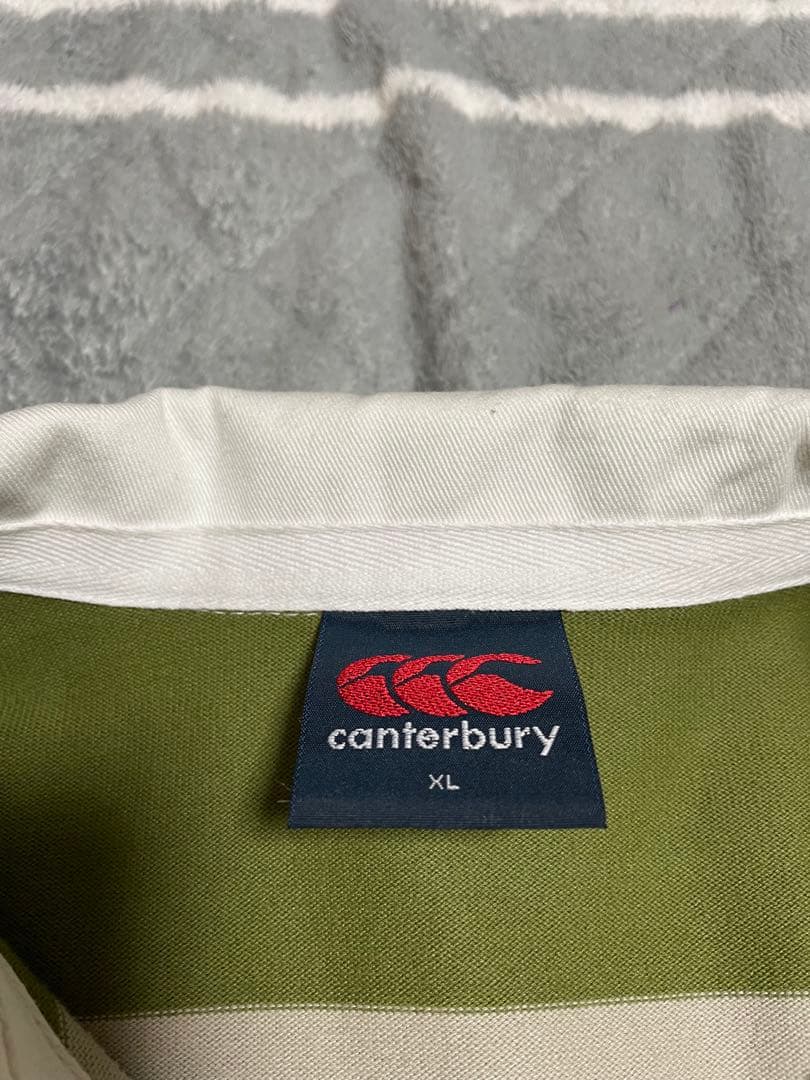 Canterbury カンタベリー　ラガーシャツ ボーダー メンズ