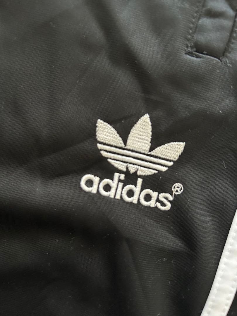 adidas トラックパンツ 黒 90s XL