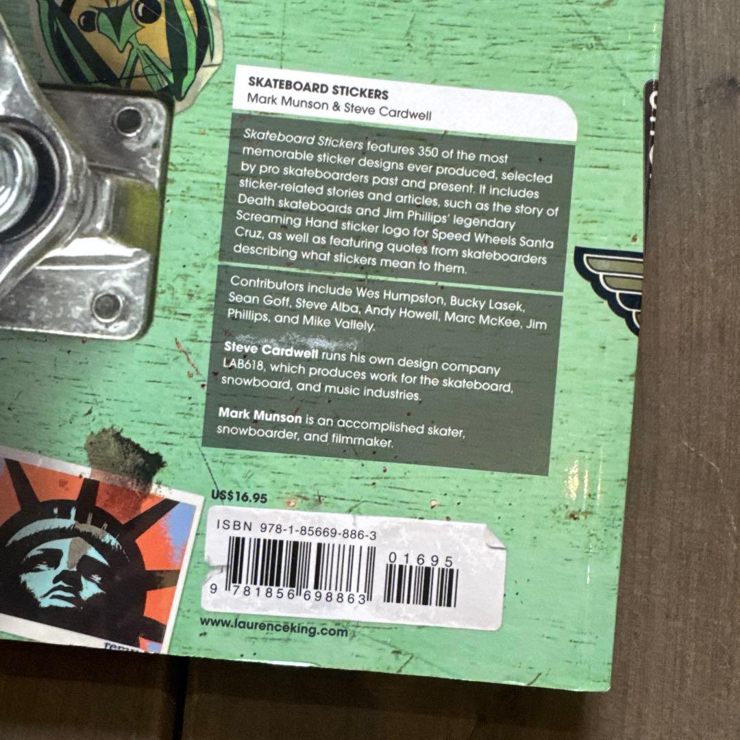 スケートボード SKATEBOARD STICKERS BOOK USA