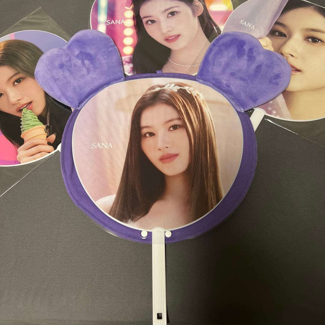 twice SANA うちわ ラブリーうちわケース