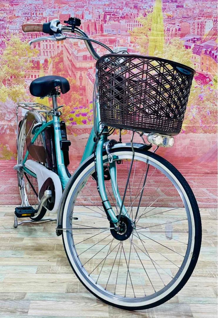 K2915 電動自転車パナソニック ママチャリ24インチ 8.9Ah 送料無料