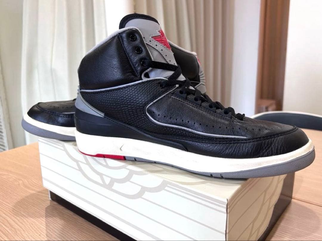 28.5cm黒　NIKE Air Jordan2 ナイキ エアジョーダン2レトロ