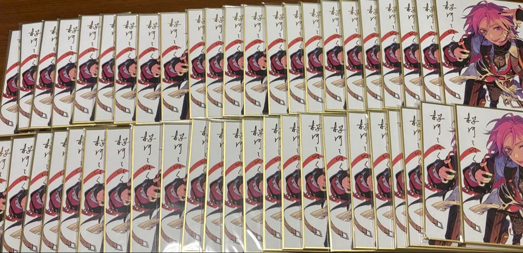 桜河こはく　色紙　まとめ売り
