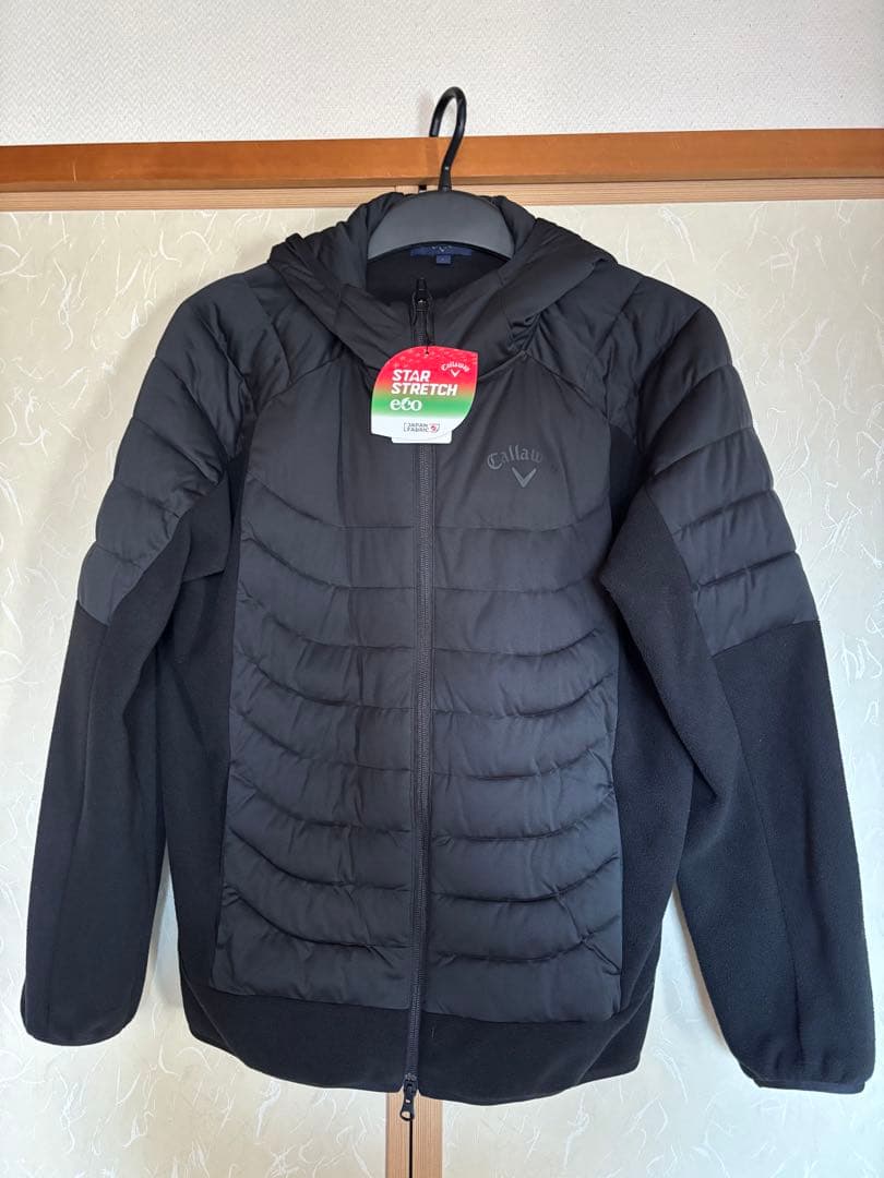 【最終お値下げ！新品】Callaway キャロウェイ フード付ジャケット 黒　Ｌ