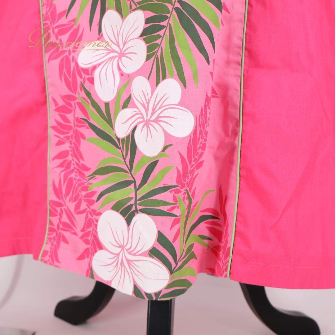【美品 日本製 フラダンス衣装】ピンク ALOHA STANDARDS ドレス