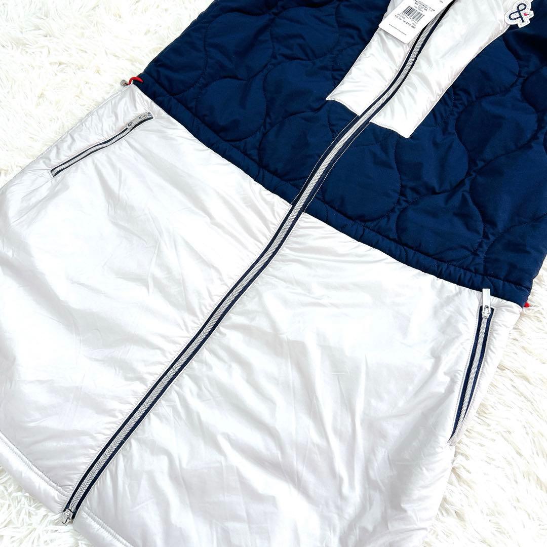 新品タグ付✨アンパスィ 希少 LL 中綿ワンピース 撥水 保温 ゴルフウェア 冬