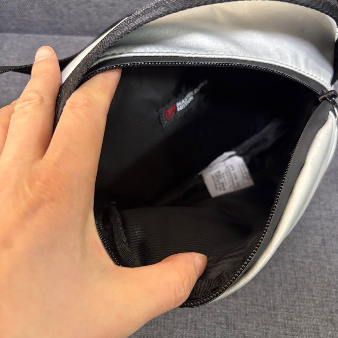 マスターバニーエディション★ボディバッグウエストポーチMBEグレー美品