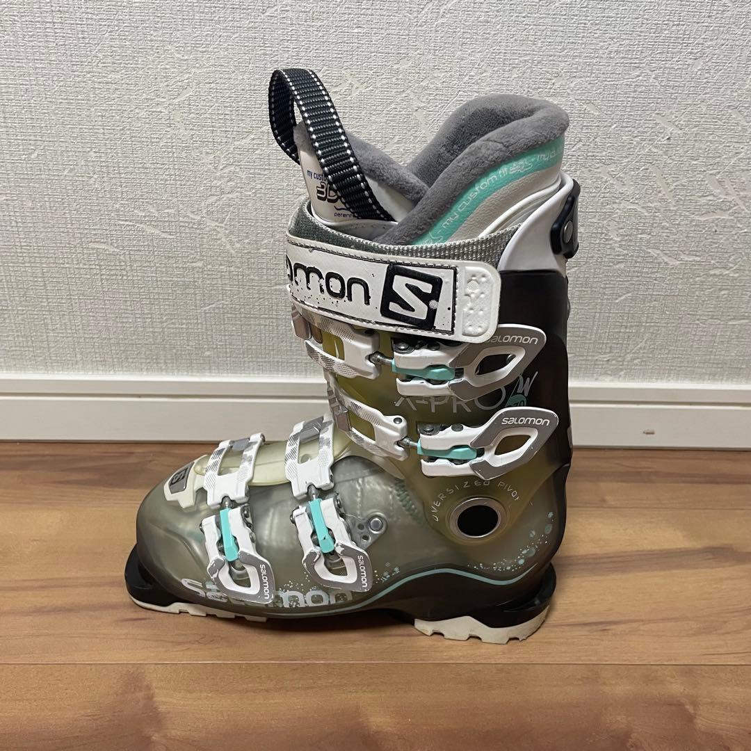 SALOMON145cm 23/23.5cm ストック100cmスキーセット