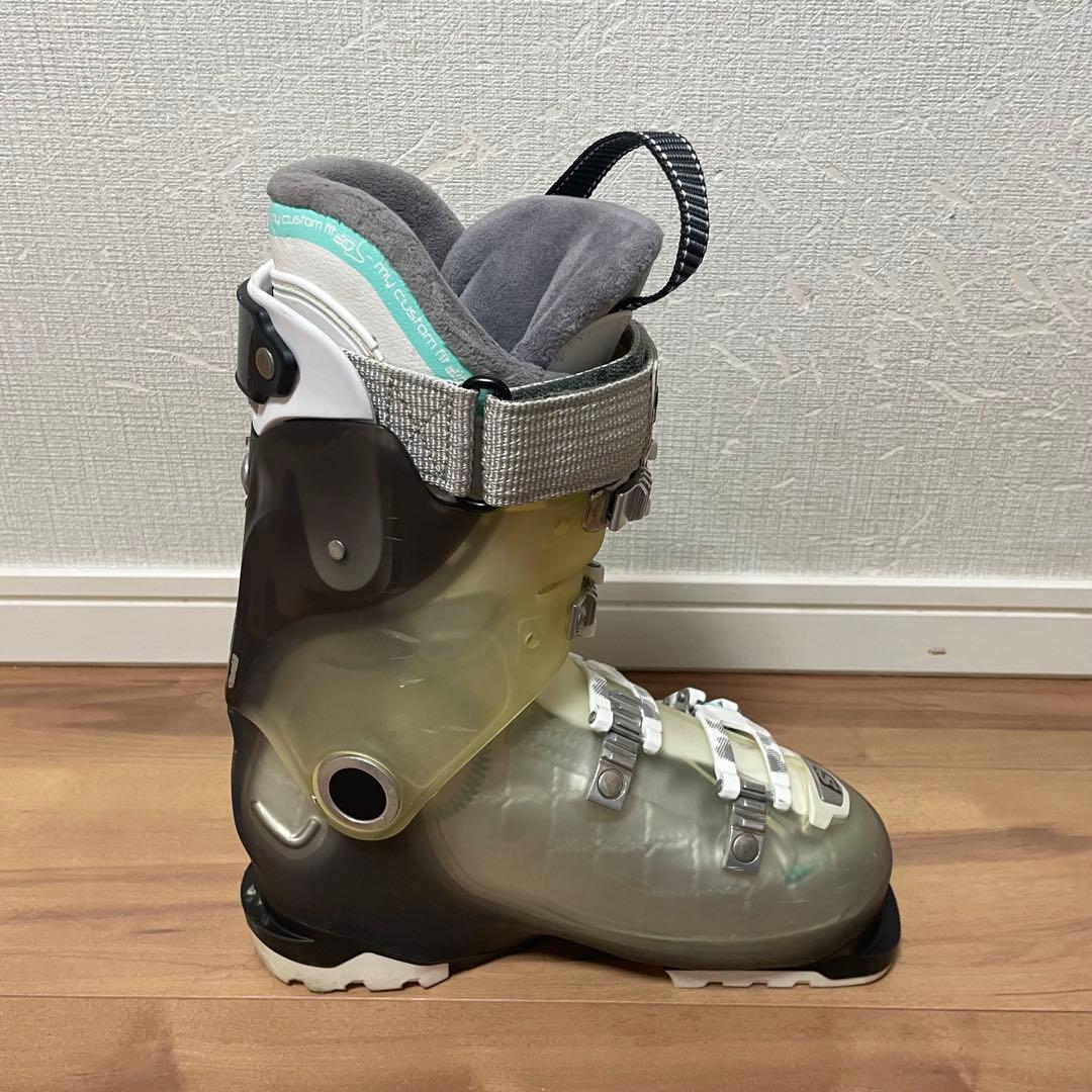 SALOMON145cm 23/23.5cm ストック100cmスキーセット