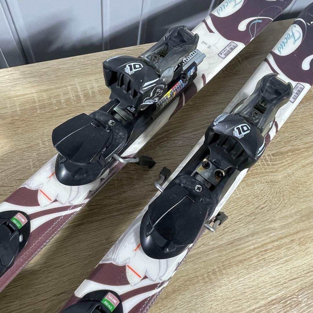 SALOMON145cm 23/23.5cm ストック100cmスキーセット