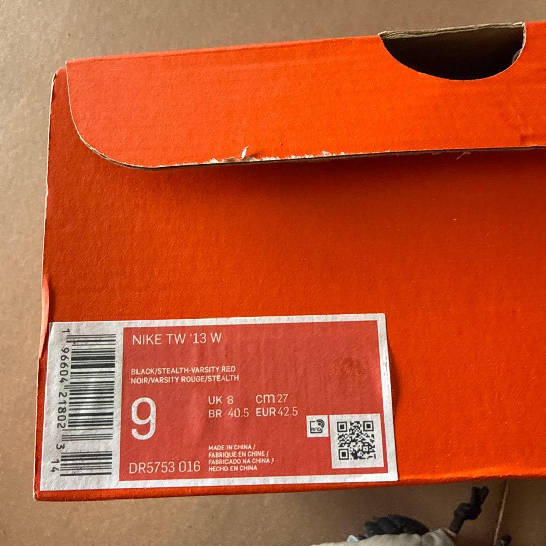 新品！NIKE ナイキゴルフ TW 13 US9 27.0cm ブラック
