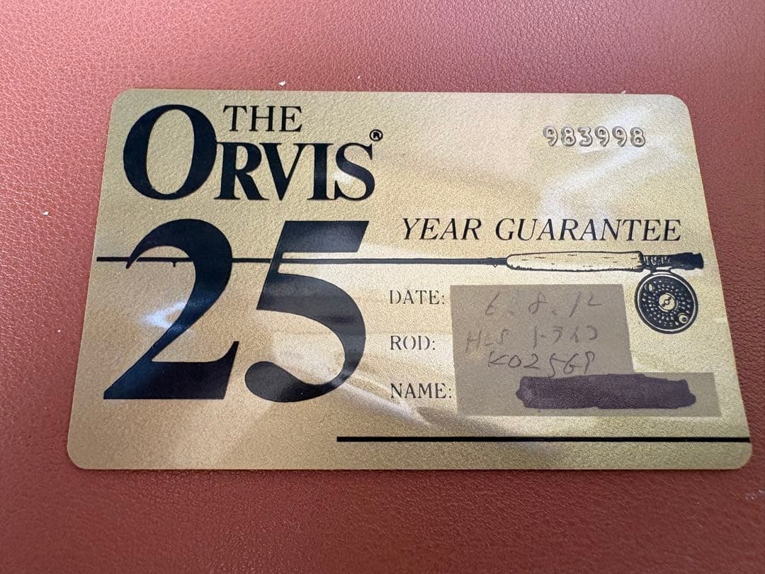 ORVIS HLS フィッシングロッド 8'6\" 2 1/2oz #3
