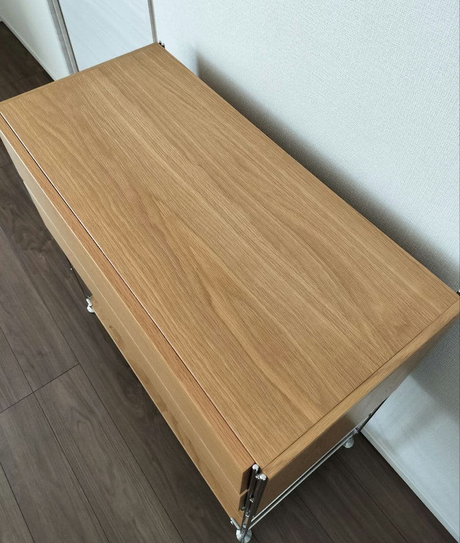 MUJI 無印良品★ステンレスユニットシェルフ 引出し棚 セット