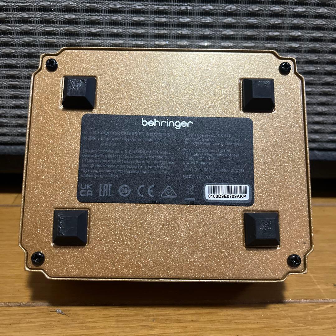 behringer ベリンガー CENTAUR OVERDRIVE ケンタ　初期