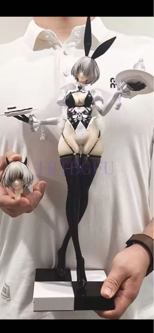 新品　ウエイトレスバニー　フィギュア　2B ニーアオートマタ　バニーガール
